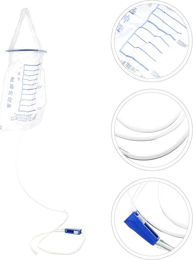 HEMOTON 10pcs Cleaning System Syringe Washing Pouch for Feminine Care and Personal Hygiene