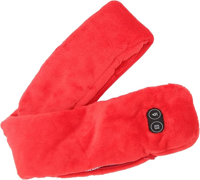 Heating Scarf Heated Scarf Rechargeable Neck Warmer Scarf Intelligent Temperature Adjustment USB Massage Function Electric Scarf for Man Woman Daily Use