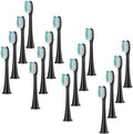 4/8pcs Replacement Toothbrush Heads Compatible with 4100 6500 6100 7500 5300 11(Black 16pc)