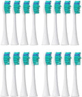 16pcs Toothbrush Brush Head Replacement Compatible for Sonicare HX3/HX6/HX9 Series HX3210/3211/6150/6500/6510/6530/9342/6730(16P4)