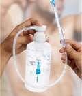 Anal Douche Enema Syringe Vaginal Kit 600ML Anal Syringe with 3PCS Tips Enema Bulb Reusable Long Douches for Men Women Adult Colon Cleaning for Vagina Backdoor