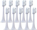 5 PCS Replacement Toothbrush Heads for Xiaomi T300 T500 Sonic Electric Teeth Brush Soft Teethbrush Nozzles(10 White Soft)