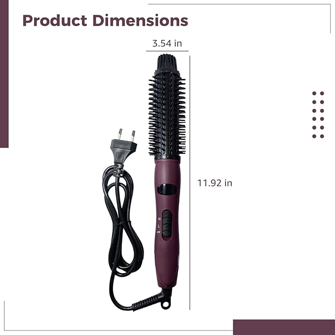 Compact 2-in-1 Curling and Straightening Iron Portable Hair Tool for Quick Styling