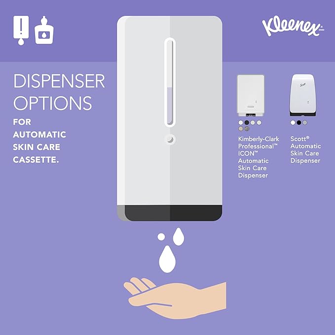 Kleenex Ultra Moisturizing Foam Hand Sanitizer (34643) Clear 1.2L Package 2 Packages / Case