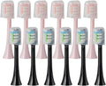 Replacement Brush Heads Compatible for X3U/X3Pro/X5/V1/D2/D3 6/12pcs Bristle Electric Toothbrush Sealed Packed(SHUSHI-PK6BK6)