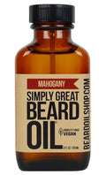 MAHOGANY Scented - Holiday Gifts - Stocking Stuffers - Beard Conditioner - 3 Oz - Easy Applicator - Natural - Vegan and Cruelty Free - Gifts for Men with Beards