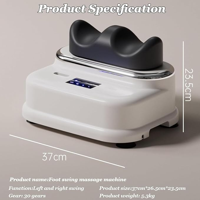 Foot Massager with Remote Control Adjustable 30 Speed Swing Fitness Blood Chi Machine for Muscle Relaxation and Shaking Exercise