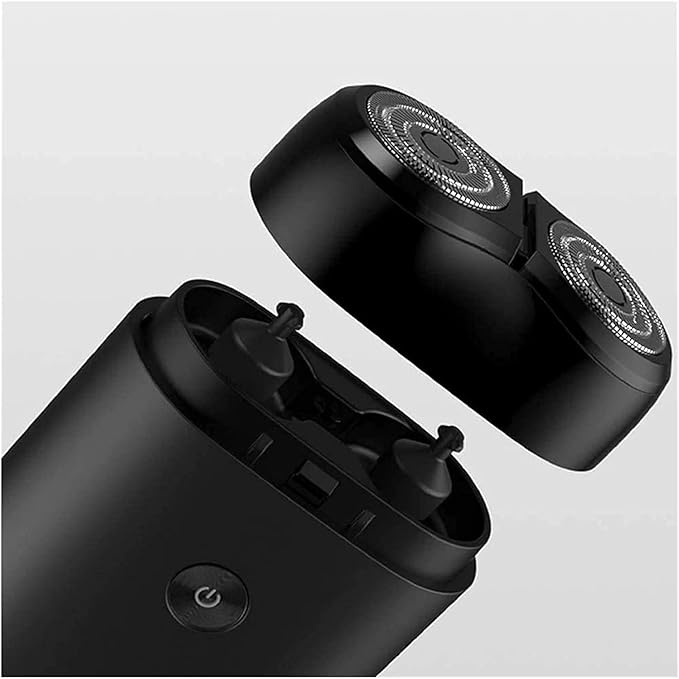 Mini Men's Electric Shaver - Rechargeable Travel Rotary Shaver Razor for Men Trimmer Wet and Dry