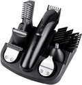 Professional Men Electric Hair Clipper 6 in 1 Multifunctional Hair Cutter Machine Rechargeable Hair Trimmer for Beard Nose Ears