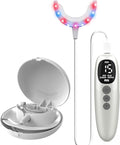 RED+Blue RED Blue Light Therapy for Gums LEDs Periodontal Light Gum Health Repair Bleeding Gums and Teeth Whitening Accelerator with Tray Storage Case