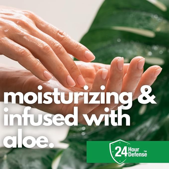 24 Hour Defense Foaming Hand Sanitizer | Kills 99.99% Of Germs | Stays Effective Throughout Hand Washings For 24 Hours Of Lasting Protection | Rich Moisturizing Foam | Fragrance Free (4 Pack)
