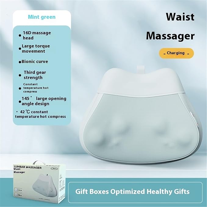 Backrest Electric Kneading Hot Compress Massage Pillow Waist 1Pcs