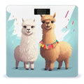 Llama Alpaca Weight Scale Large Bathroom Scales Digital Weight with Bright LED Display Non Slip Automatic Weighing Scale Fashion Weighing Machine for Body