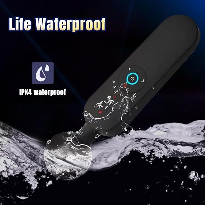 Personal Massager Cordless Handheld Massager with LCD Display Waterproof Smart Heating USB Rechargeable Whisper Quiet 6 Speed Levels12 Vibration Modes for Full-Body Relaxation &amp Fatigue Reli