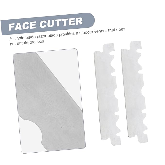 300pcs Single Face Folding Cutter for Home and Barbershop Shaving Lightweight Easy to Hold for Beard Sideburns and Fine Hair