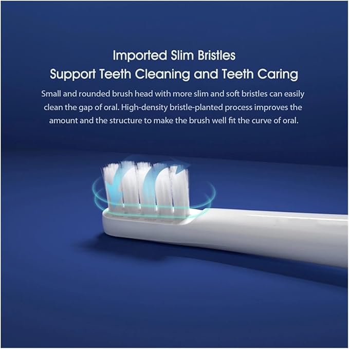 Toothbrush Replacement Heads Compatible for Xiaomi Mijia T100 Mi Smart Electric 2 Color(White 10pcs)