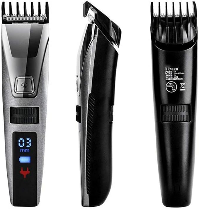 Rechargeable Electric Nose Hair Clipper Eyebrow Adjustable Digital Hair Trimmer Professional Electric Beard Shaver Combs