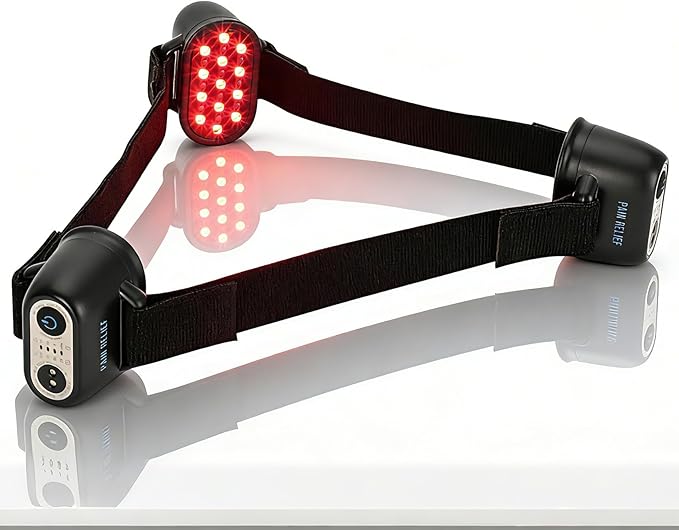 Red Light Therapy Device FLY-31-650nm Red Light &amp 850nm Infrared Light Relieves The Pain for Wrists Ankles Knees and Other Joints - Portable Body Care Tool