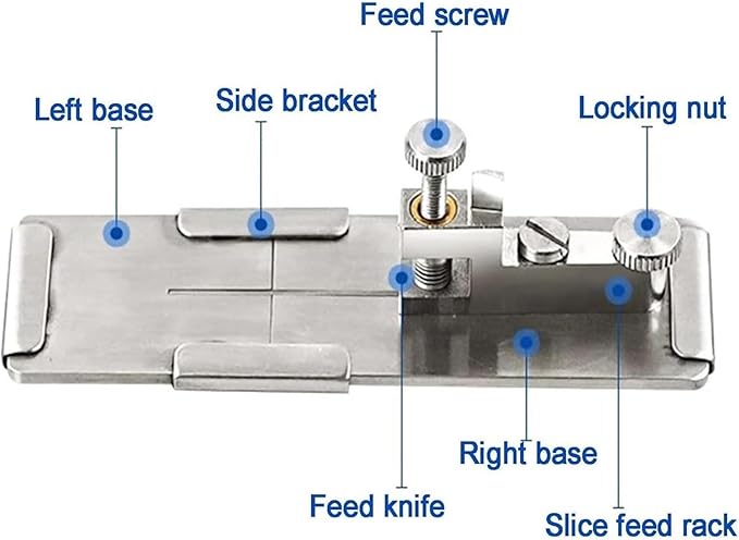 Microtome Fiber Slicer Fiber Fineness Analysis Yarn Cross Section Slice Cutter Textile InstrumentSlicing Area 3x0.8 Mm Slicing Thickness 20 Um for Textile Fiber
