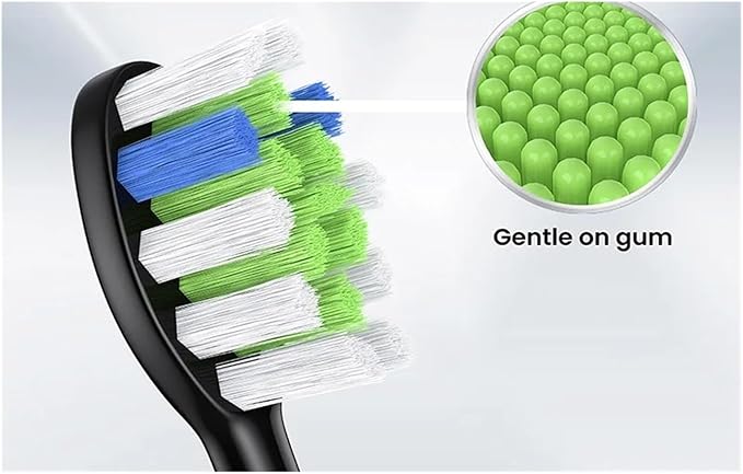 5 Pcs/10 Pcs Replacement Brush Heads Compatible for AquaSonic Black Series Vibe Pro Duo Electric Toothbrush(5 pcs WT)