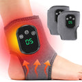 2Pcs Foot and Ankle Massager with Heat Portable Heated Wrap 3 Vibration Modes and 5 Heat Settings USB Charging Ideal for Home and Travel