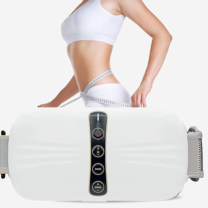 Abdominal Massager Electric Abdominal Massage Device Intelligent Timing/Multiple Modes/Multi-Part Use/Constant Temperature Hot Compress for Body Shaping Belly Legs Neck