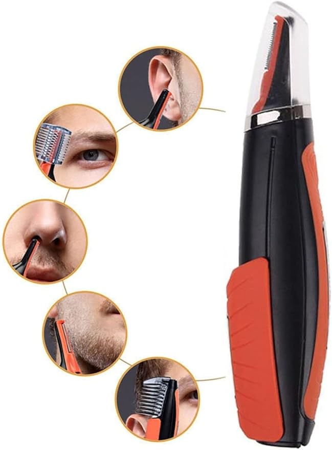 HIIGH Nose Hair Trimmer Professional Nose Hair Trimmer Electric Eyebrow Ear Hair Multifunctional Shaver Men Portable Shaver Removal Safety Cleaner