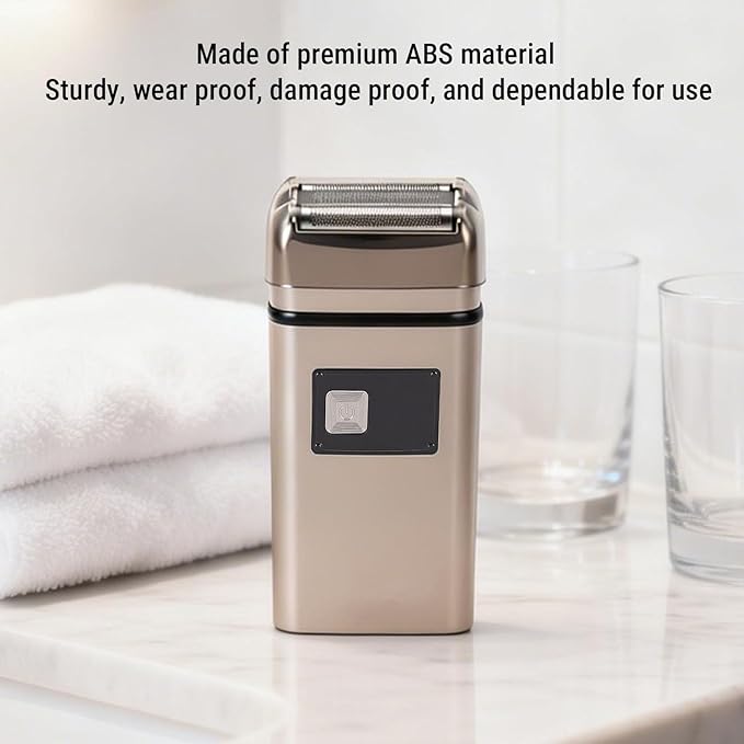 Men Beard Trimmer Washable Rechargeable Portable Pocket Electric Beard Clipper for Face Mustache for Travel