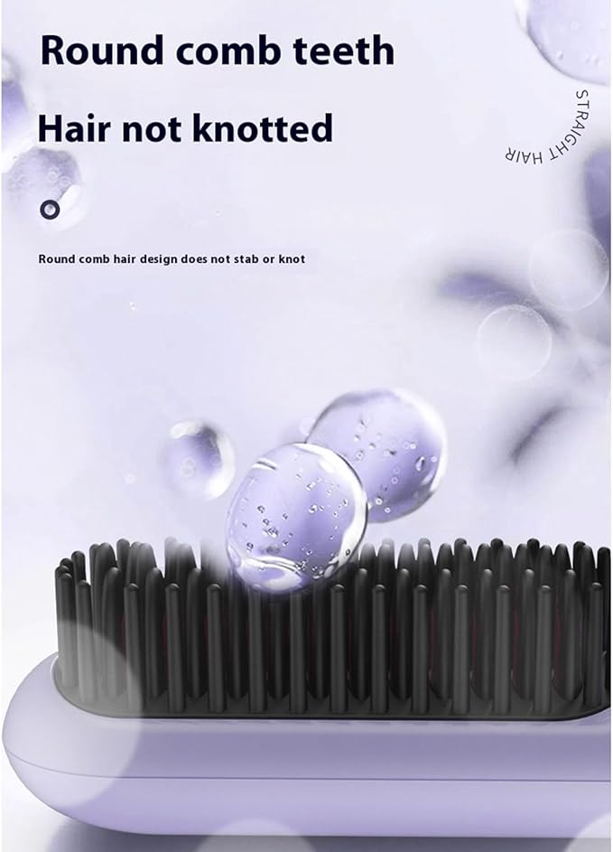Hair Straightening Brush with Advanced Approach and 3 Heat Preferences for Smooth Frizz Complimentary Hair ABS Substance Hair Straightener