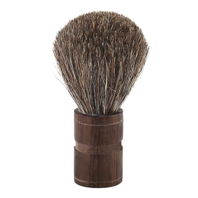 3pcs Natural Wooden Handle Bristles Mustache Beards Brush Fine Bristles Hairbrush for Men Shave Brushes for Men Wet Shaving