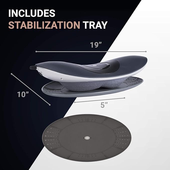 Back Pain Relief - Low Back Stretcher with Vibration Massage Infrared Heat and Air Pressure Spinal Decompression - Dynamic Wedge Automatic Lumbar Traction