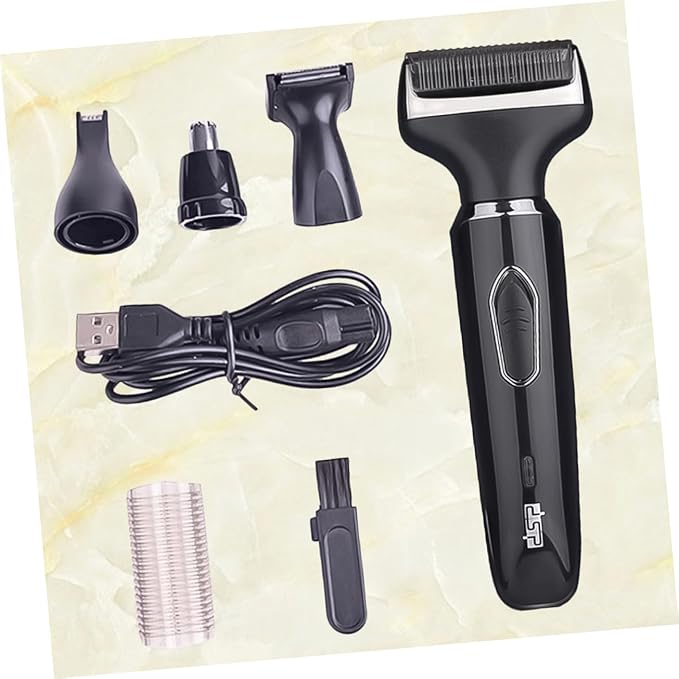 Multi-Function Electric Razor Set Nose Hair Clipper Hair Clipper Razor Electric Nose Trimmer Facial Brush