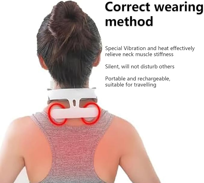 Vitality Magic Pro 2.0 Neck Massager2025 Upgraded 4-Head Magic Pro 2.0 Neck Massagewith 6 Vibration Modes &amp 15 Intensity LevelsPromote Muscle Relaxation (White)