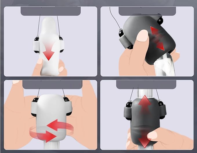 Ultimate Relaxation Massage Tool - 5-Speed Multi-Function Handheld Massager with Soothing Heat FN83770