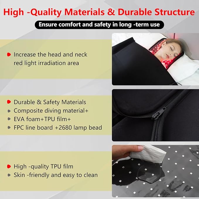 Full Body Infrared Red Light Therapy Blanket Bag with 2680pcs LEDs