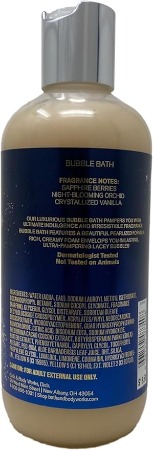 Bath &amp Body Works Dream Bright Bubble Bath with Shea and Cocoa Butter 10 fl oz / 295 mL (Dream Bright) No. of items:1