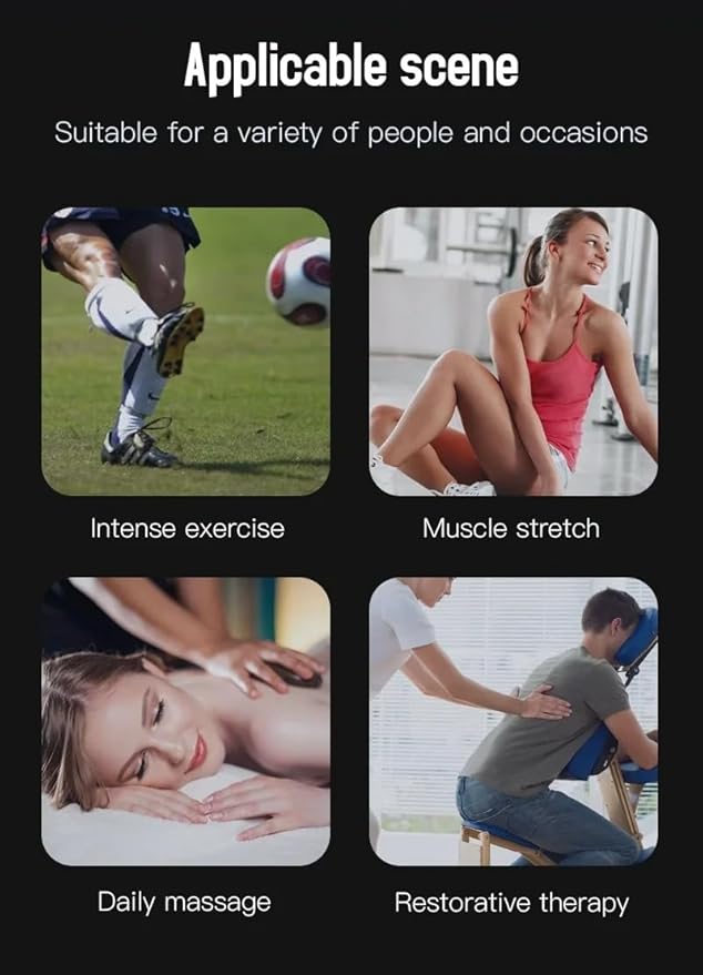 Electric Guasha Fascia Massager Guasha Scraper Muscle Relaxing Release Pressure Muscle Relaxation StimulatorBlack