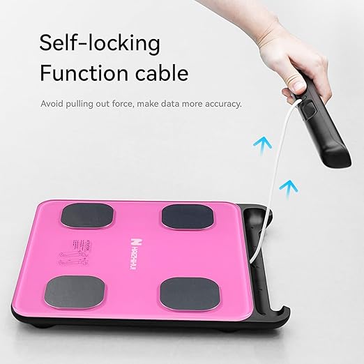 Fitdays Smart Scale for Body Weight and Fat Percentage FSA&ampHSA Eligible 8-Electrode Digital Bathroom Scale with BMI Body Fat &amp Muscle Mass to 28 Body Composition and Printable Body Analysis