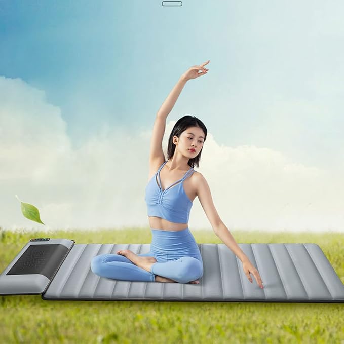 Full Body Vibrating Massage Mat Back Massager -Deep Tissue Kneading Massage Chair Pad for Full BackChair Massager for Home or Office Heating Pad