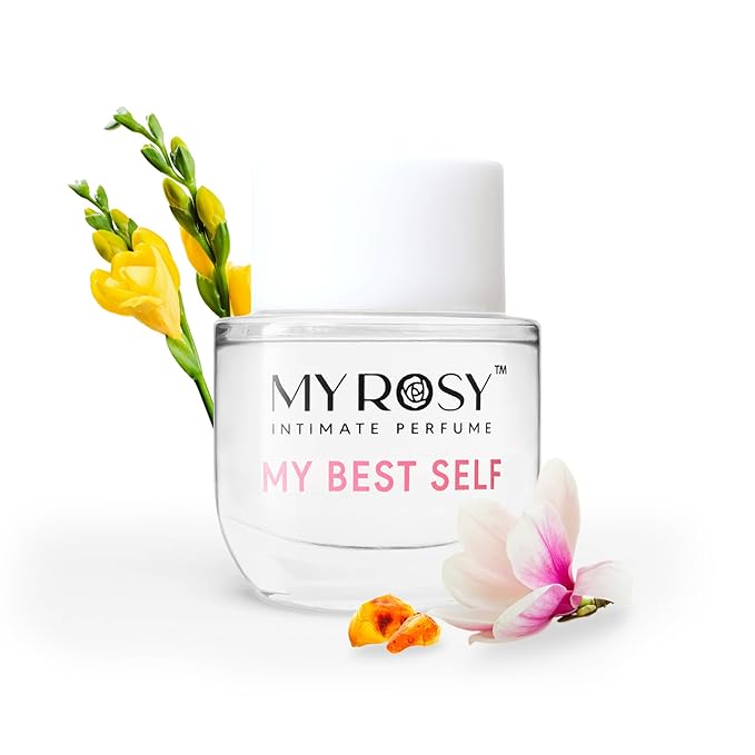 My Best Self Deodorizing Perfume Oil for Women - Dermatologist Approved- Intimate Fragrance- Hypoallergenic Long Lasting Alcohol &amp Paraben-Free Odor Control Fragrance Oil for Feminine Area