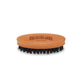 Golden Beards Travel Beard Brush – Pear Tree Wood Handle &amp Natural Boar Bristles – Compact Grooming Tool That Fits in Your Bag Perfect for Beard Maintenance on the Go
