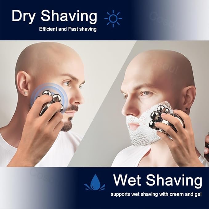 Head Shavers for Bald Men Shaver For Men Electric Shaver Bald Head Shaver 5 In 1 Hair Clipper For Bald Man Beard Trimmer Shaving Machine Bald Head Razor 7