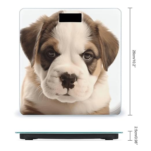 Dog Puppies Bathroom Scale for Body Weight Bathroom Weighing Scale with Backlit LCD Display Highly Accurate Measures Weight Up to 180kg