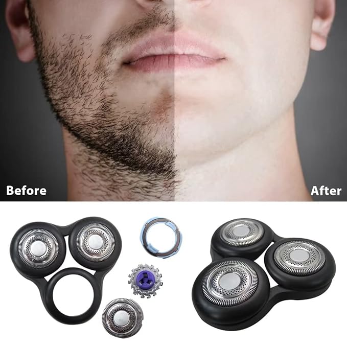SP9800 /SH98/72 Black Replacement Shaver Head For P-hilips Norelco Series SP9800 (S9000 Prestige) SP9820 and SP9860 razors by YTXXDEUS