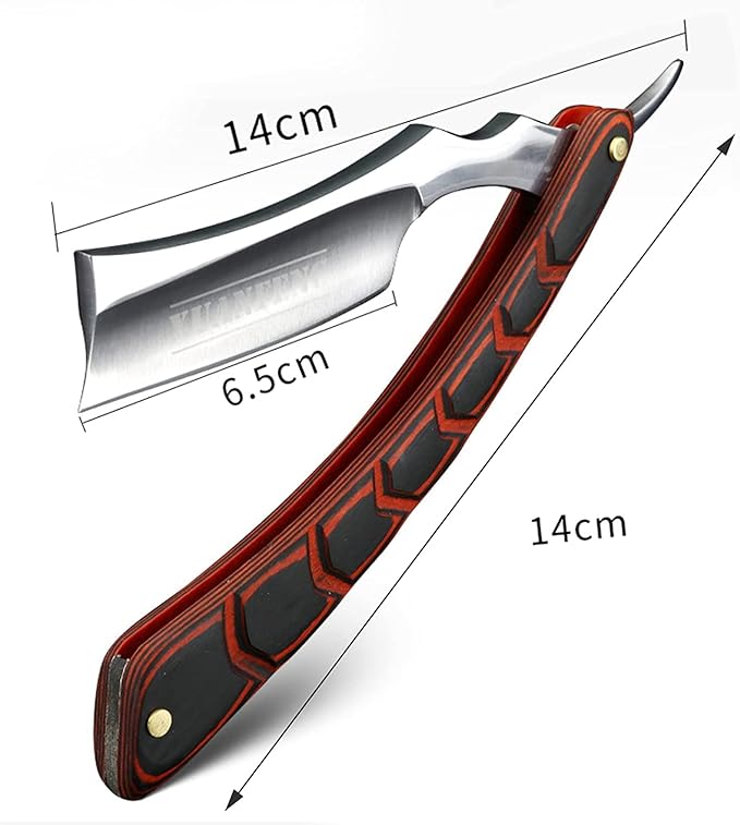 Straight Razor Blade - Shave Ready Vintage Straight Razor Stainless Steel Razor Shaver Pro Straight Edge Razor Mens Straight Razor Best GiftsA