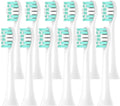 for Philips HX9340 HX9342 HX9350 HX9352 HX9362 HX9363 Replacement DuPon Toothbrush Soft Bristle Brush Heads(PHILIPS-12pcs)