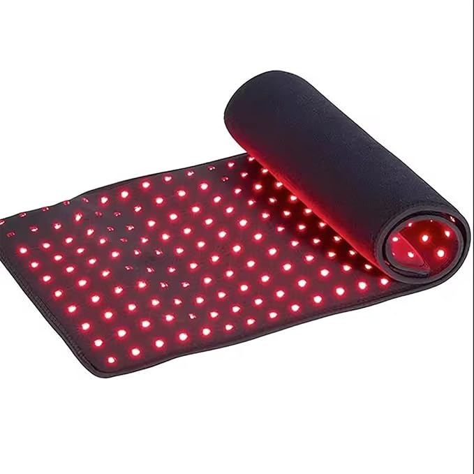 Body Red Light Therapy 31.6*11.87 Red Light Therapy Pad with Dual Chip Level 360 LED 660nm and 850nm Infrared Light Therapy for Body Back Waist Shoulder Knee Pain Relief