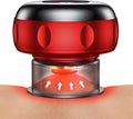 5-in-1 Smart Dynamic Cupping Therapy Massager Set 12 Levels Heat &amp Suction Cupping Kit for Massage Therapy Electric Cupping Device with Red Light Therapy for Back Pain Knots Muscle Soreness (R