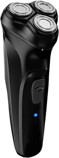Electric Shaver for Men Wet and Dry Waterproof Electric Razor Cordless 3D Rechargeable Rotary Shaver Razor for Men with Pop-up Trimmer Black
