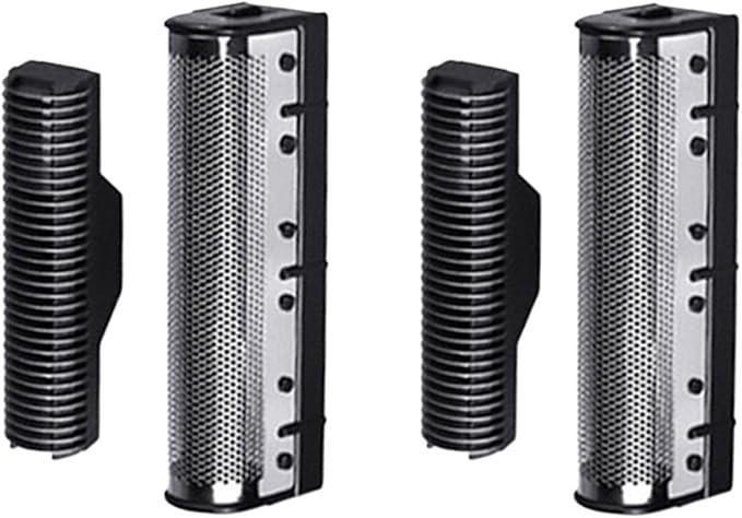 Compatible for Kemei KM-1102Electric Shaver Blade Razor Blade Net Replacement of Shaver Blade Accessory(2 Sets)